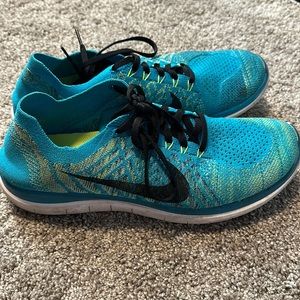 Nike Free 4.0 Flyknit Running Shoes Mens size 9.5/women’s size 11